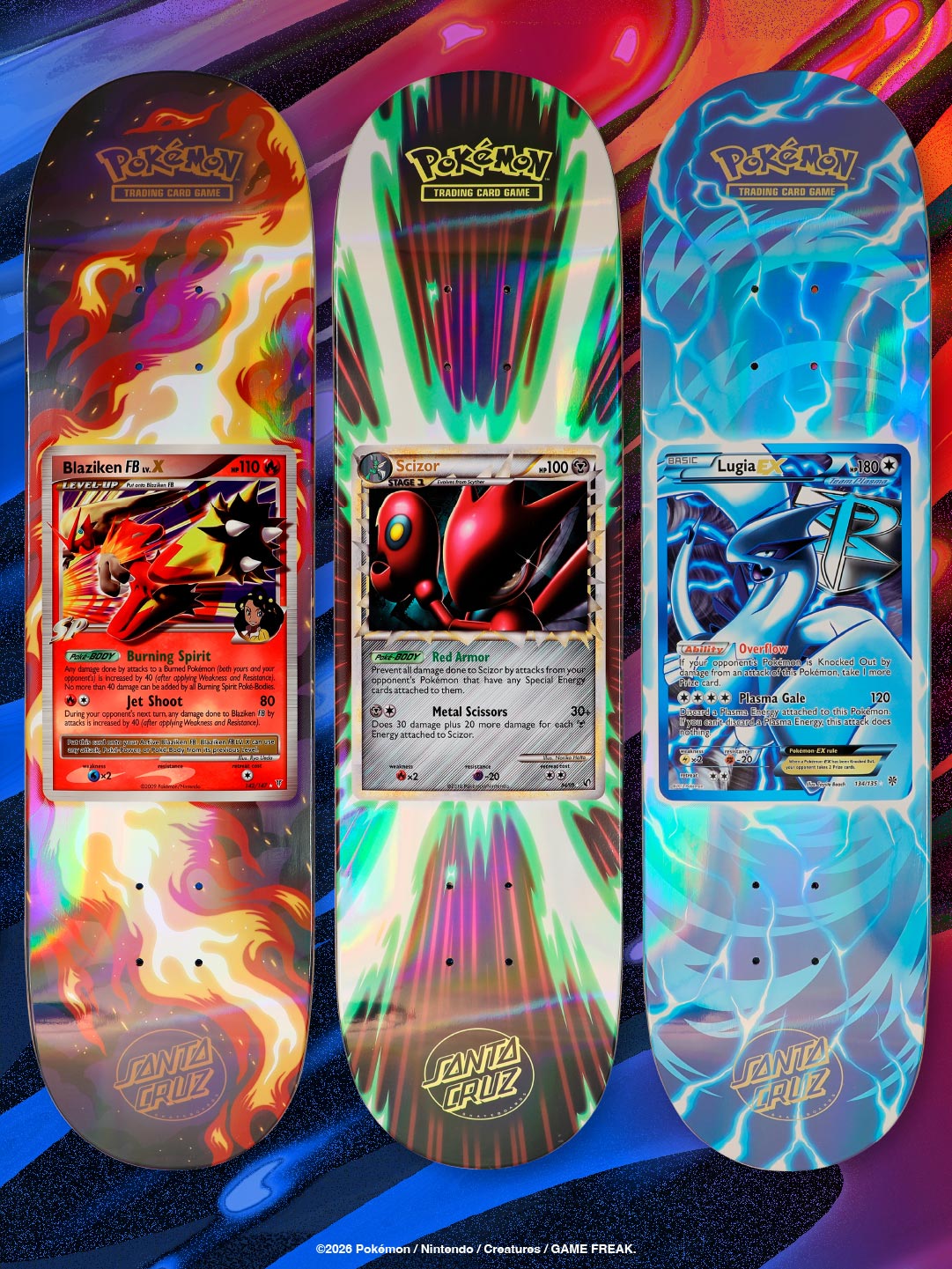 Pokemon × SANTA CRUZ 30種類のブラインドバッグ・スケートボードが2026年 10/17 発売 (ポケモン サンタクルーズ)