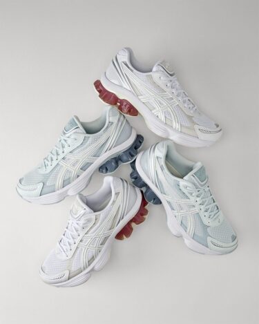 【2026年 3/6 発売】ASICS GEL-KINETIC FLUENT “White/Airy Blue” (アシックス ゲルキネティック フルーエント) [1203A892.100/1203A892.400]