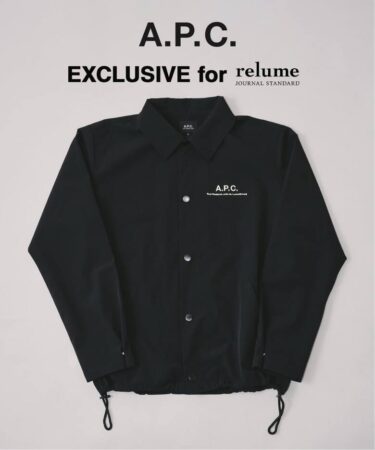 A.P.C. × JOURNAL STANDARD relume 2026 別注 "レイモンド ブルゾン"が3月下旬 発売 (アー・ペー・セー ジャーナルスタンダード)