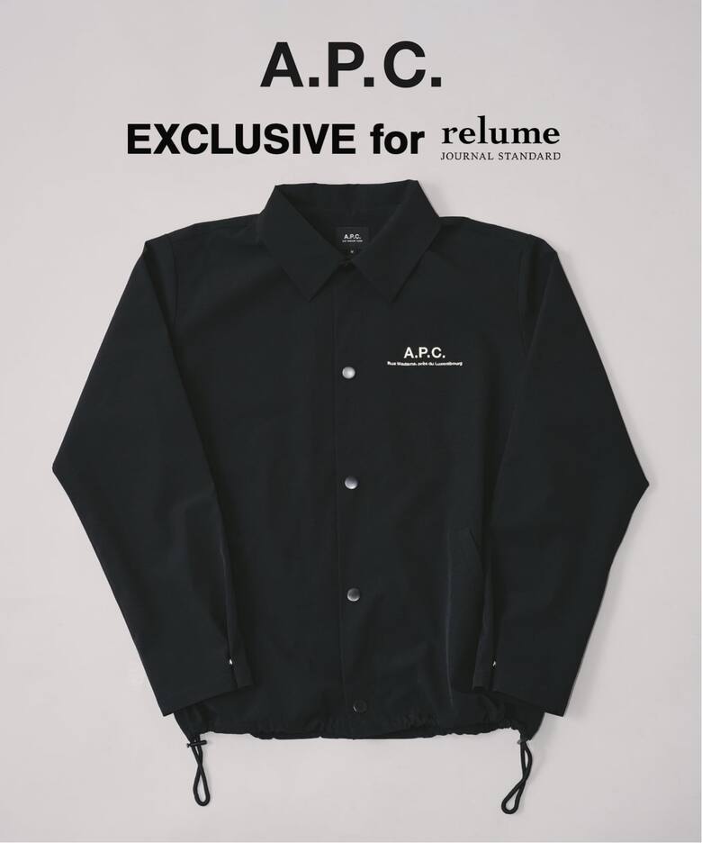 A.P.C. × JOURNAL STANDARD relume 2026 別注 "レイモンド ブルゾン"が3月下旬 発売 (アー・ペー・セー ジャーナルスタンダード)