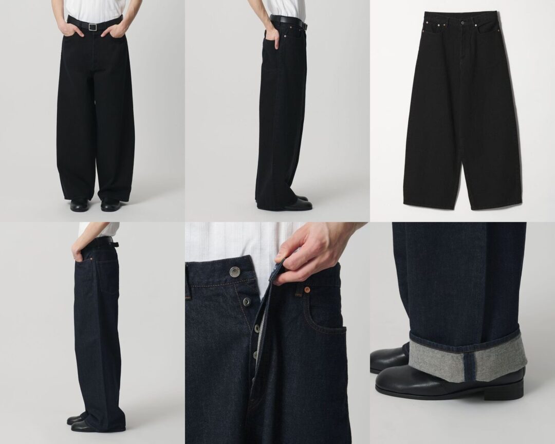 monkey time 2026 SS “デニム シンチ バックル スーパー バギー パンツ”が発売 (モンキータイム)