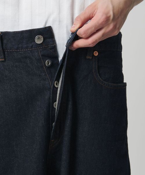 monkey time 2026 SS “デニム シンチ バックル スーパー バギー パンツ”が発売 (モンキータイム)