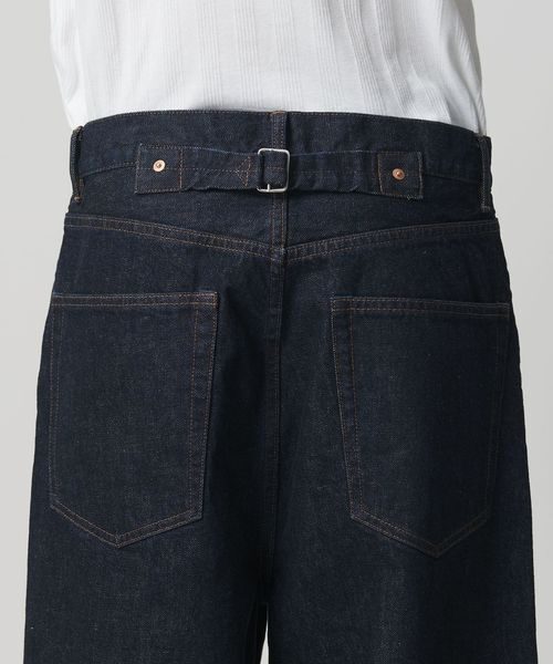 monkey time 2026 SS “デニム シンチ バックル スーパー バギー パンツ”が発売 (モンキータイム)