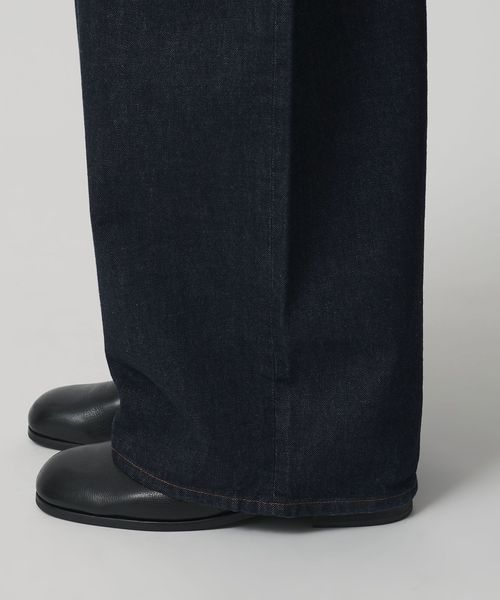 monkey time 2026 SS “デニム シンチ バックル スーパー バギー パンツ”が発売 (モンキータイム)