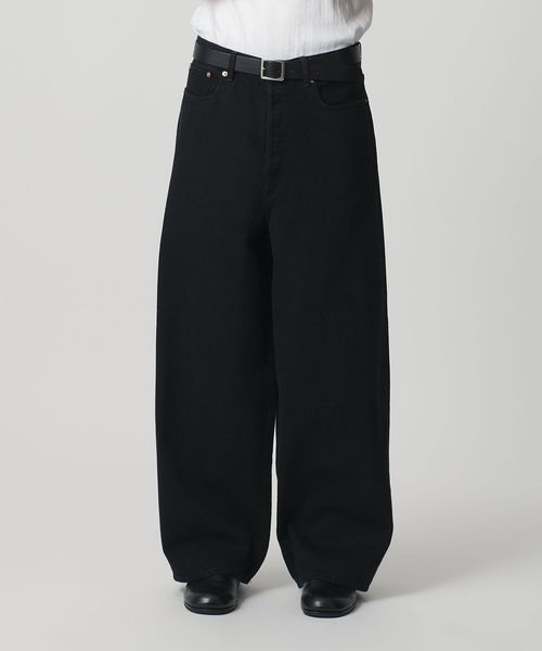 monkey time 2026 SS “デニム シンチ バックル スーパー バギー パンツ”が発売 (モンキータイム)