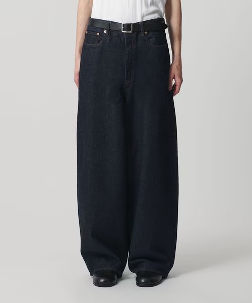 monkey time 2026 SS “デニム シンチ バックル スーパー バギー パンツ”が発売 (モンキータイム)