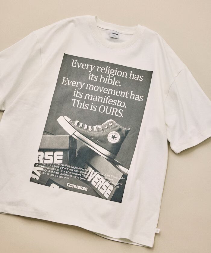 ヴィンテージライクなCONVERSE × FREAK’S STORE 別注 クルーネックTシャツが2026年 3月下旬 発売 (コンバース フリークスストア)