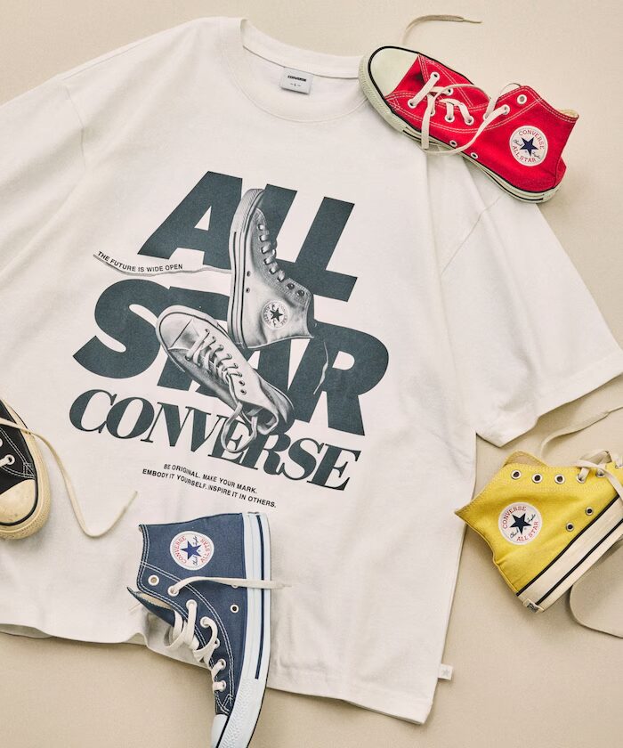 ヴィンテージライクなCONVERSE × FREAK’S STORE 別注 クルーネックTシャツが2026年 3月下旬 発売 (コンバース フリークスストア)