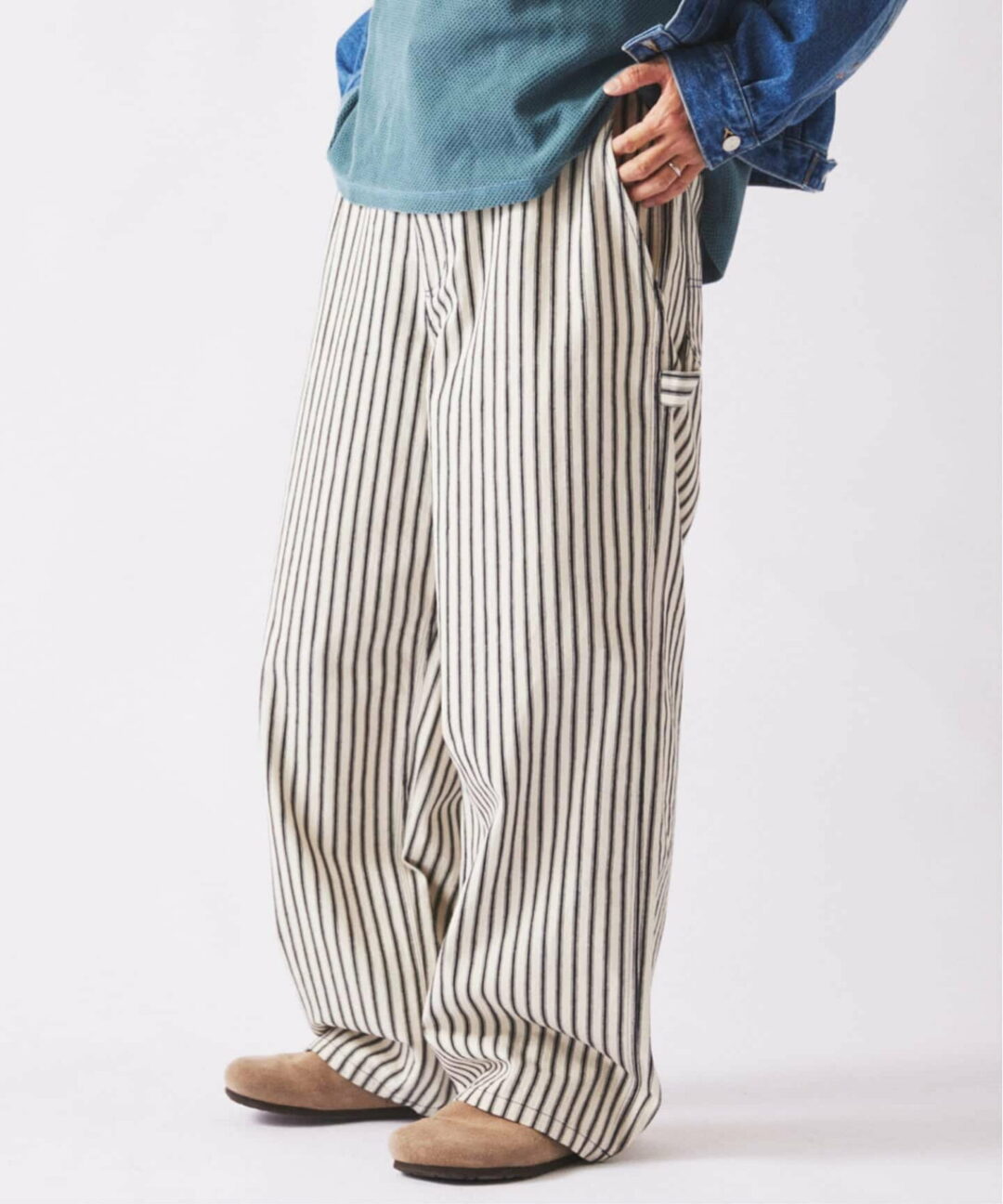 JOURNAL STANDARD relume 2026 SS デニム&ヒッコリー “レイジー” ペインターパンツが発売 (ジャーナルスタンダード)