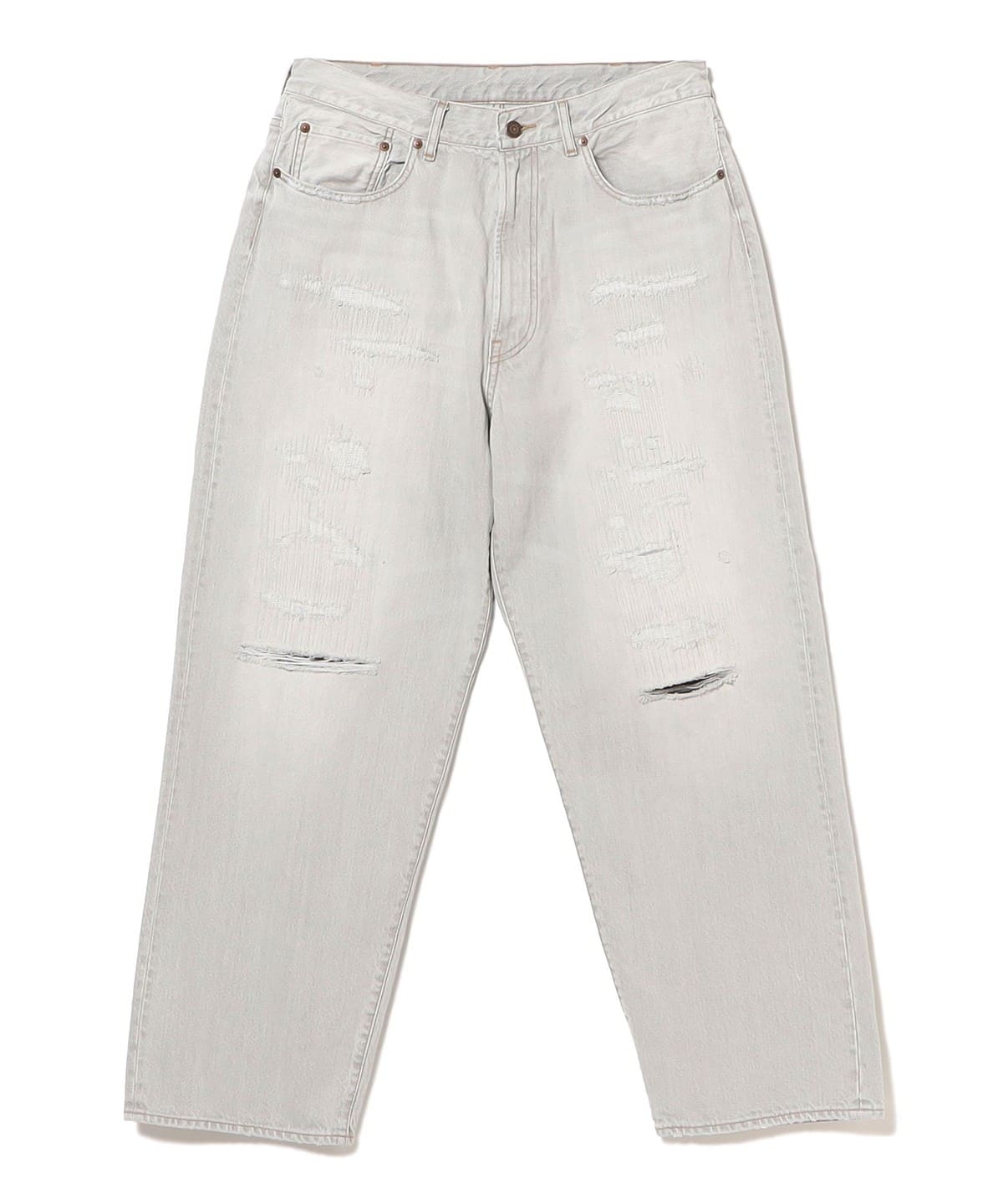 BEAMS 2026 SS “フェード ダメージ デニムパンツ ワイドストレートフィット”が発売 (ビームス)