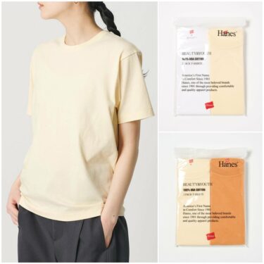 BEAUTY&YOUTH × HANES 2026 SS 別注 "2Pack-T"が3月中旬 発売 (ビューティアンドユース ヘインズ 2パックTシャツ)