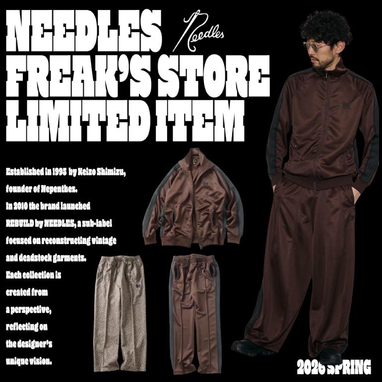 NEEDLES × FREAK’S STORE 2026 SS 別注 アイテムが発売 (ニードルズ フリークスストア)
