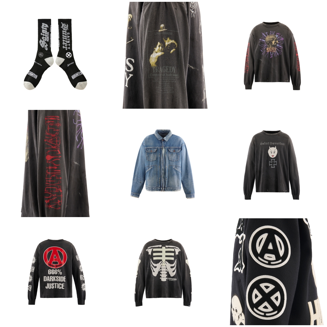 SAINT Mxxxxxx 2026 SS 3rd Dropとして「BOUNTY HUNTER」&「Coco Star Sims」とのコラボアイテムが2/21 発売 (セントマイケル 2026年 春夏)