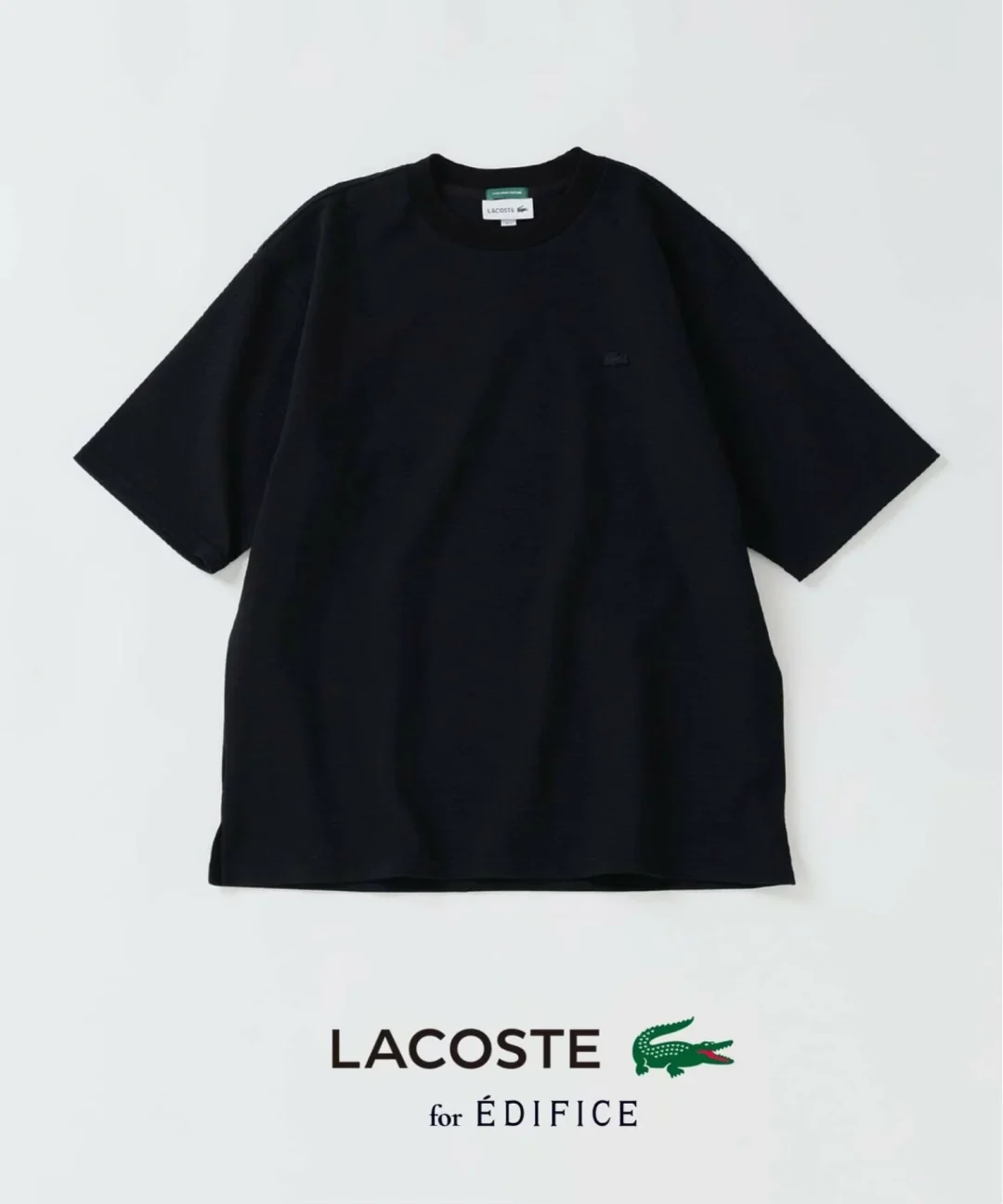 EDIFICE × LACOSTE 2026 SS 別注 ニット Tシャツが5月中旬 発売 (エディフィス ラコステ)