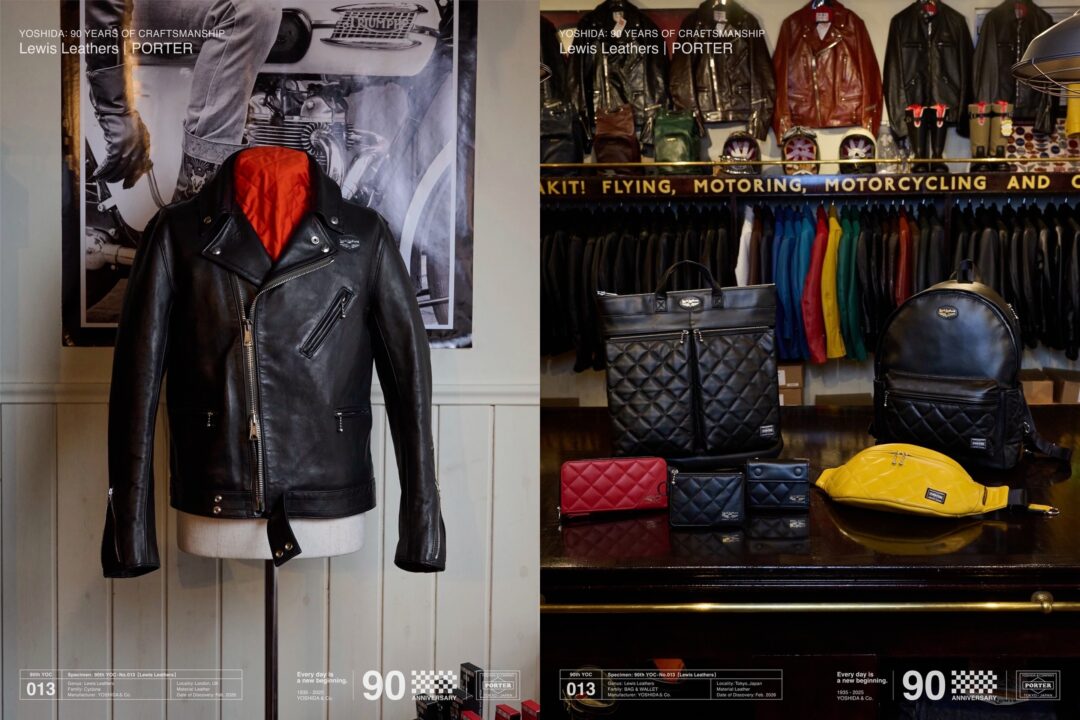 Lewis Leathers × PORTER 2026 SS コラボアイテムが2026年 2/21 発売 (ルイスレザーズ ポーター 吉田カバン YOSHIDA & Co. 90th Anniversary)