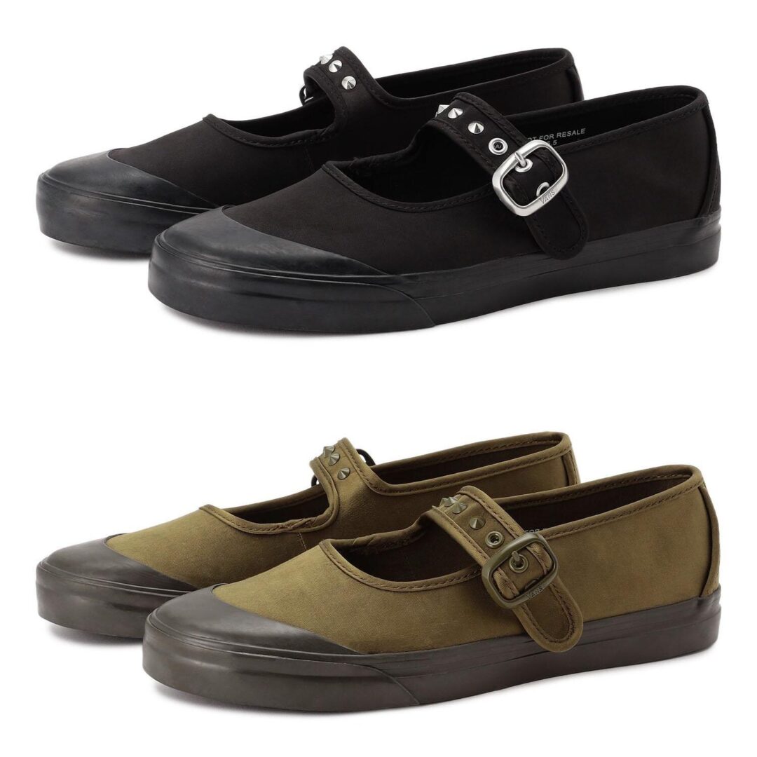 【2026年 3/1 発売】VANS PREMIUM MARY JANE LOWPRO "STUDS BLACK/STUDS OLIVE" (バンズ プレミアム メリージェーン ロープロ) [VN000D34DFQ/VN000D34BMA]