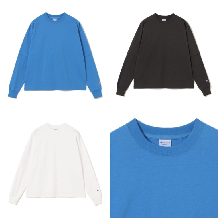 BEAMS × Champion 2026 SS 別注 “フェイク レイヤード ロングスリーブ