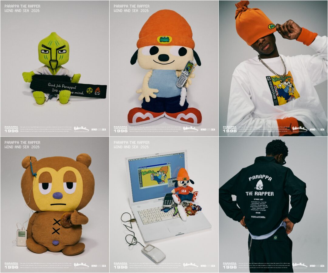 WIND AND SEA × パラッパラッパー 2026 SS コラボが2/13 & 2/14 発売 (ウィンダンシー PARAPPA THE RAPPER)