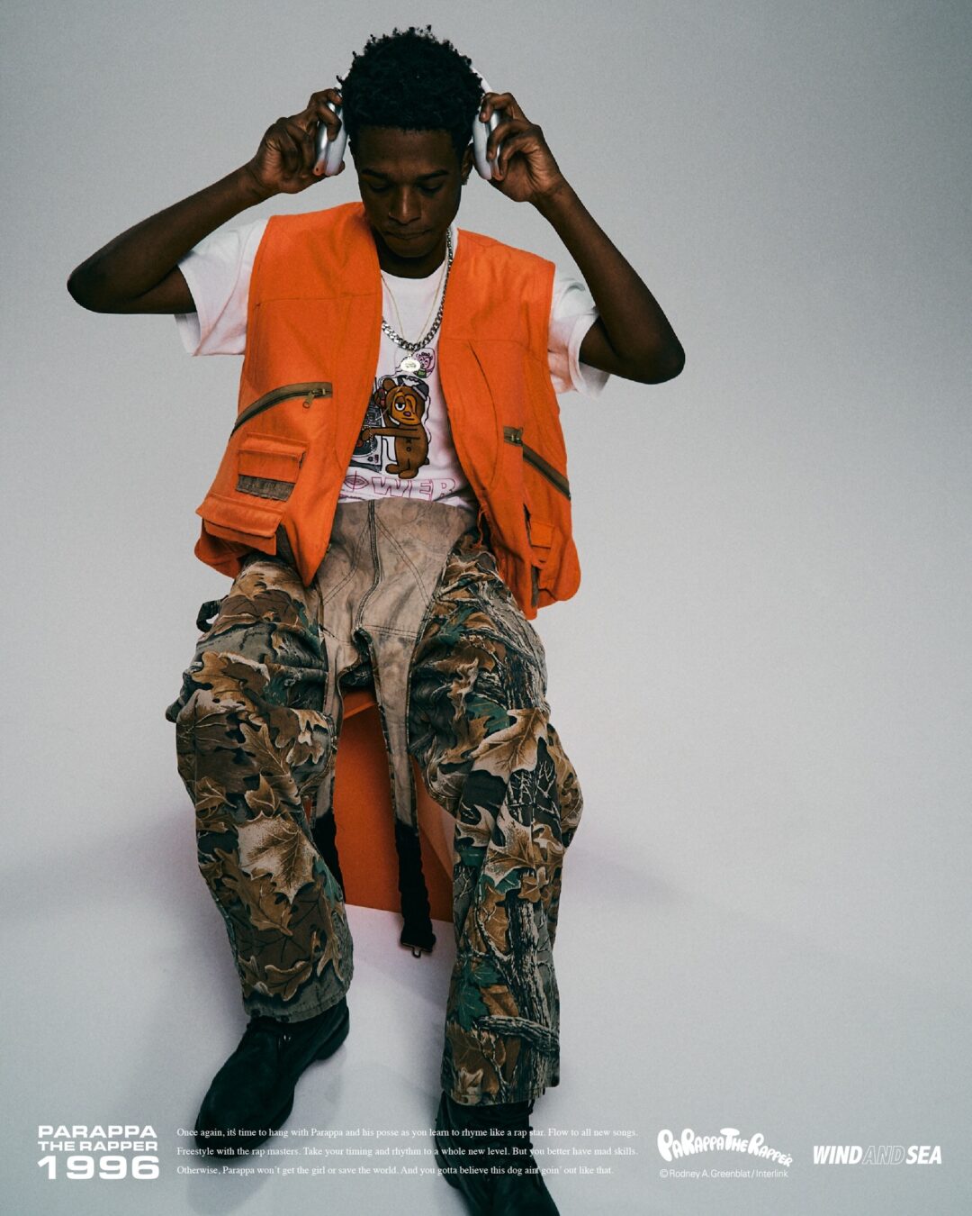 WIND AND SEA × パラッパラッパー 2026 SS コラボが2/13 & 2/14 発売 (c PARAPPA THE RAPPER)