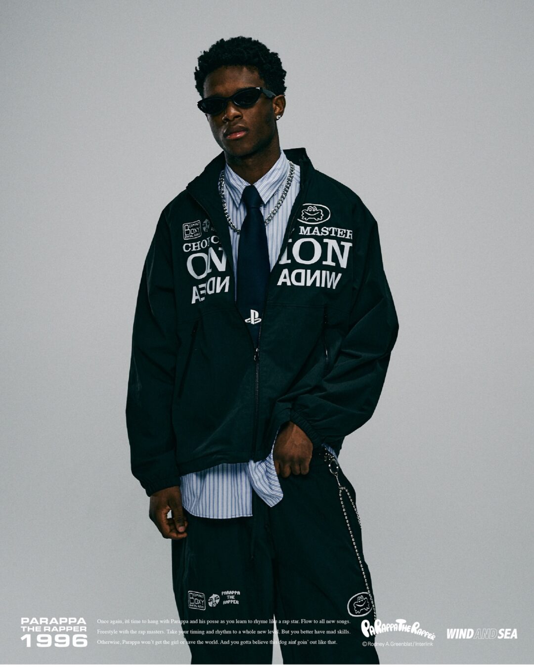 WIND AND SEA × パラッパラッパー 2026 SS コラボが2/13 & 2/14 発売 (c PARAPPA THE RAPPER)