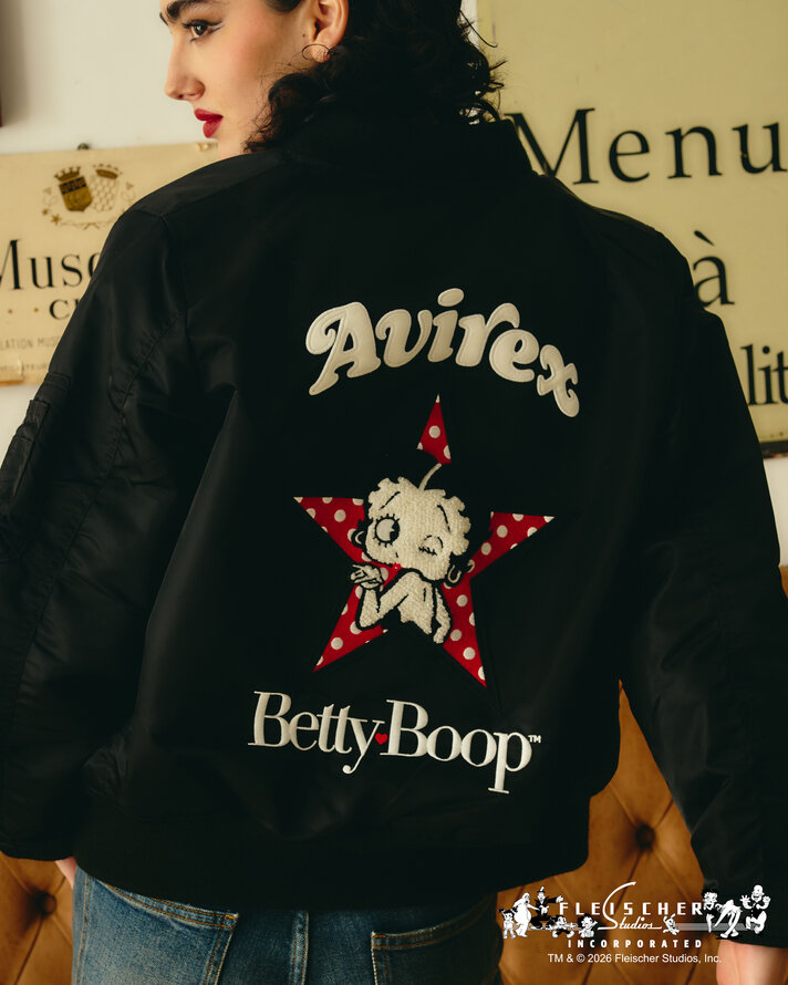 AVIREX × BETTY BOOP COLLECTION (アヴィレックス ベティ・ブープ)
