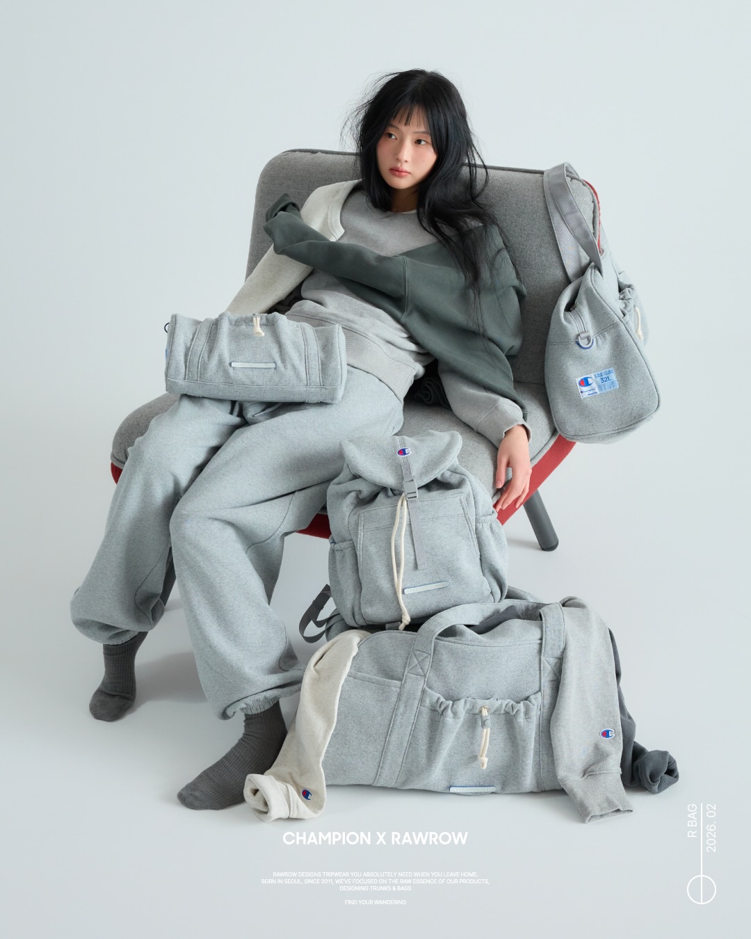 Champion × RAWROW コラボバッグが2026年 2/6 & 2/9 発売 (チャンピオン ローロー)