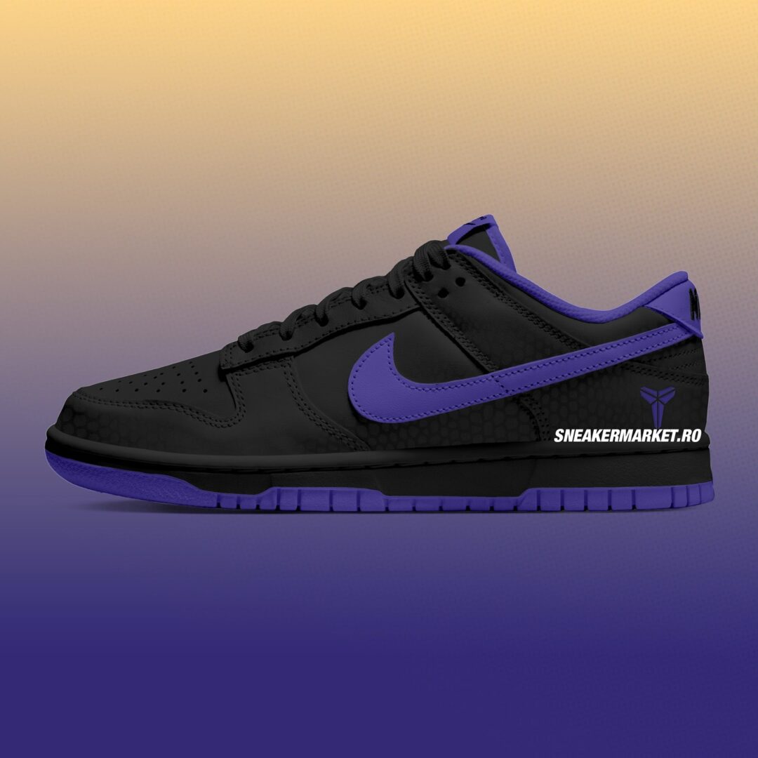 【2026年 秋 発売予定】FC Barcelona × Kobe Bryant × NIKE DUNK LOW QS “Black/Field Purple” (FCバルセロナ コービー・ブライアント ナイキ エア フォース 1 ロー “ブラック/パープル”) [IV7508-001]