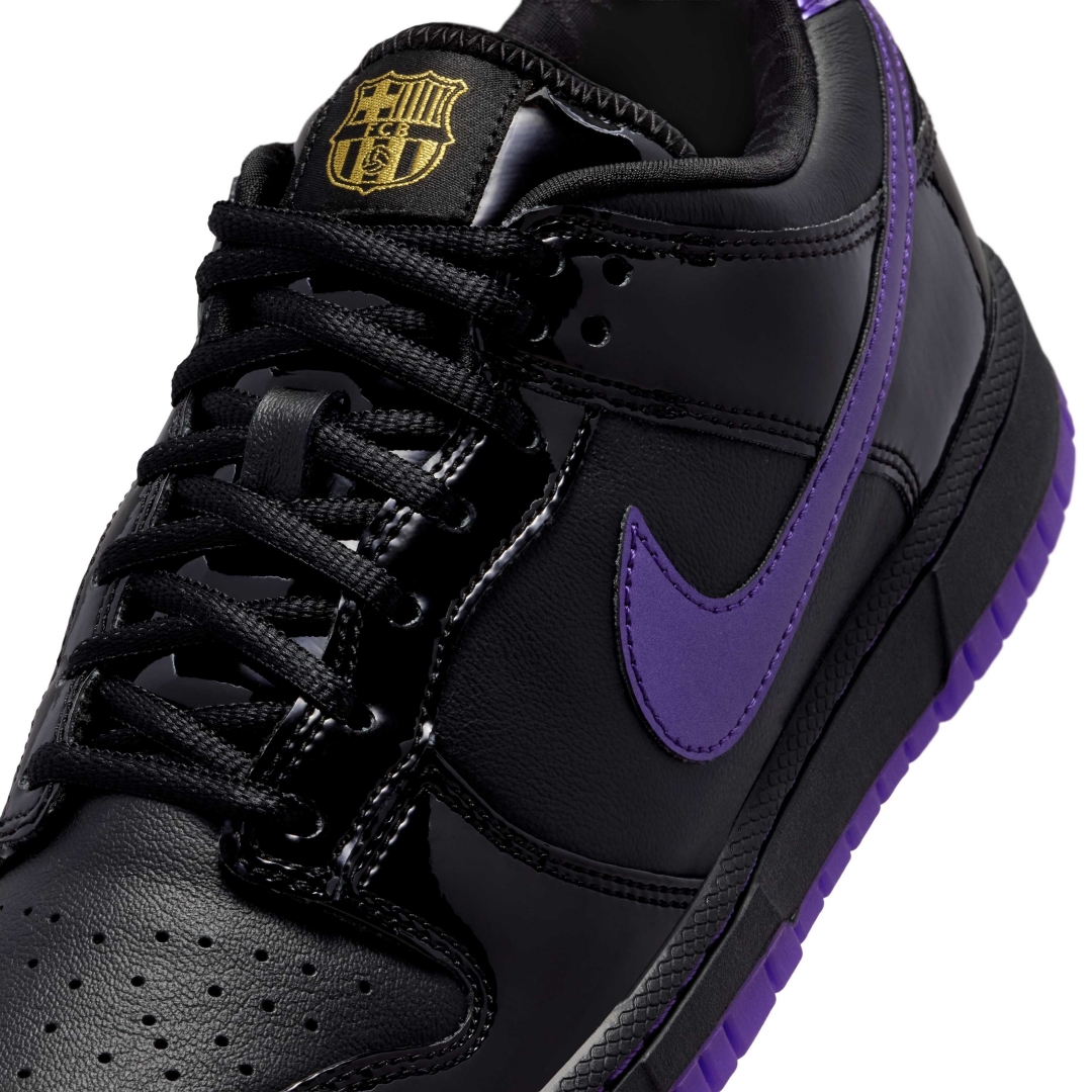 【2026年 9/4 発売】FC Barcelona × Kobe Bryant × NIKE DUNK LOW QS “Black/Field Purple” (FCバルセロナ コービー・ブライアント ナイキ エア フォース 1 ロー “ブラック/パープル”) [IV7508-001]