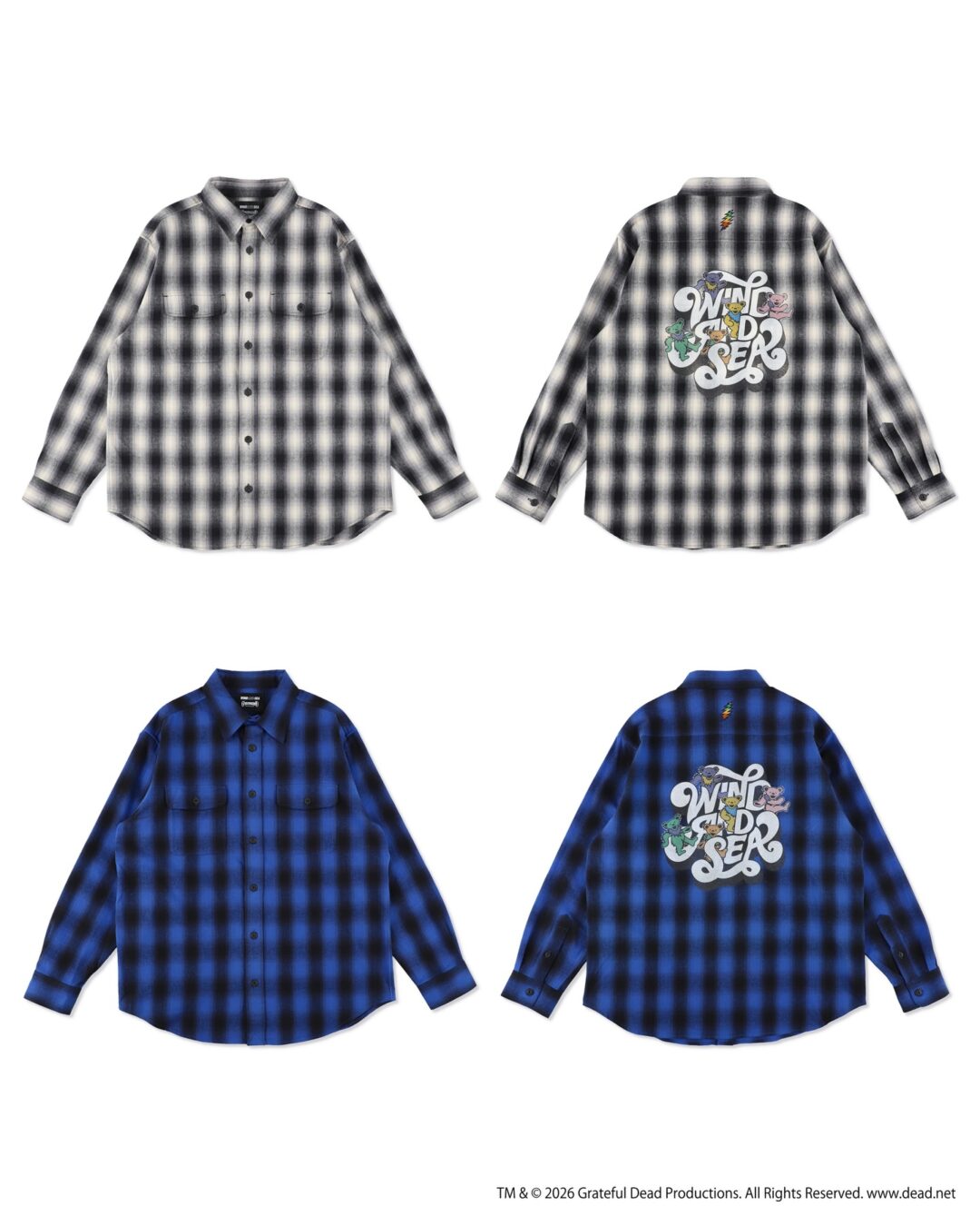 WIND AND SEA × Grateful Dead 2026 SS コラボが2/14 発売 (ウィンダンシー グレイトフル・デッド)