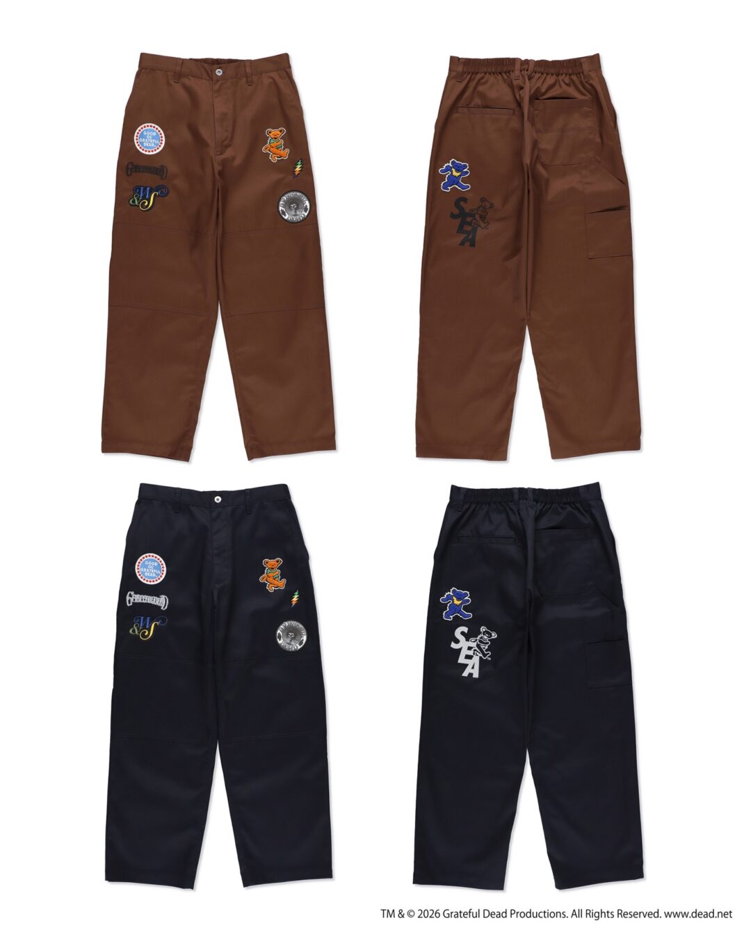 WIND AND SEA × Grateful Dead 2026 SS コラボが2/14 発売 (ウィンダンシー グレイトフル・デッド)