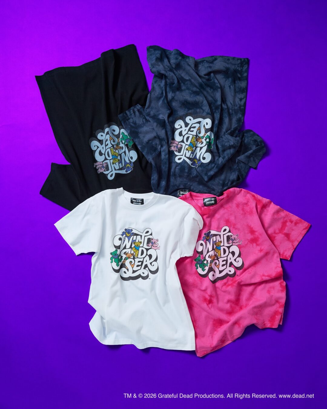 WIND AND SEA × Grateful Dead 2026 SS コラボが2/14 発売 (ウィンダンシー グレイトフル・デッド)
