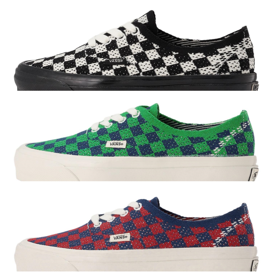 VANS PREMIUM AUTHENTIC 44 EK “PUNK CHECK/Black/Green/Red” (バンズ プレミアム オーセンティック “パンクチェック”) [VN000EJC1KP/VN000EJC5W3/VN000EJCRDB]