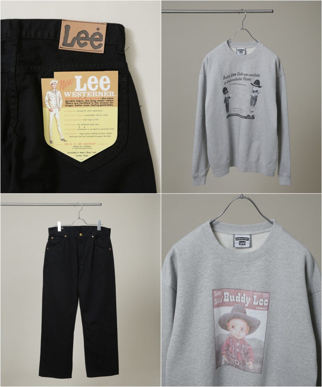 NANO universe × LEE 別注 "WESTERNERデニム & Buddy Leeスウェット"が2/13 発売 (ナノ・ユニバース リー)