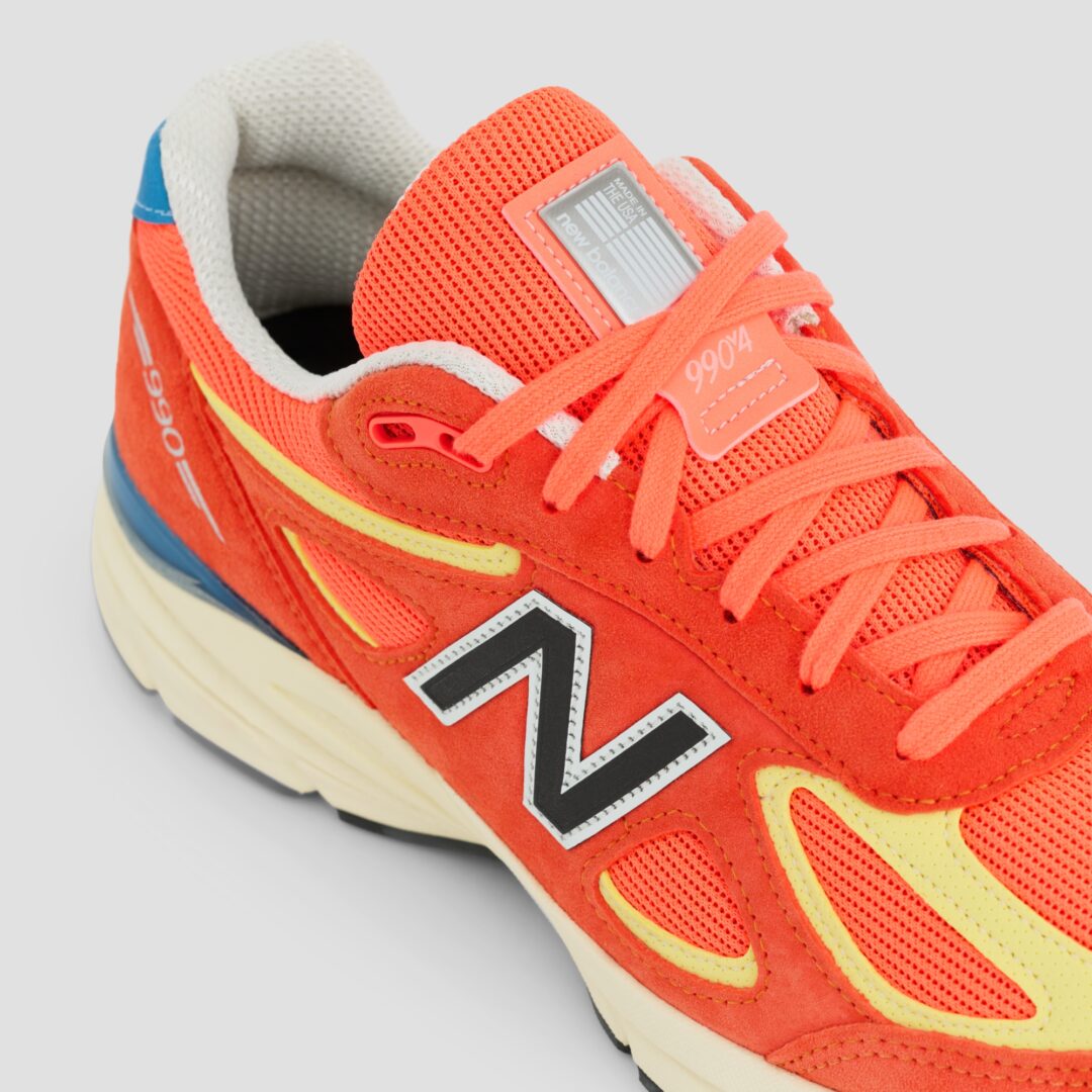 【2026年 6/25 発売】New Balance U990v4 76B “Urgent Red/Maize/Afterglow” Made in USA (ニューバランス メイドインUSA) [U99076B]