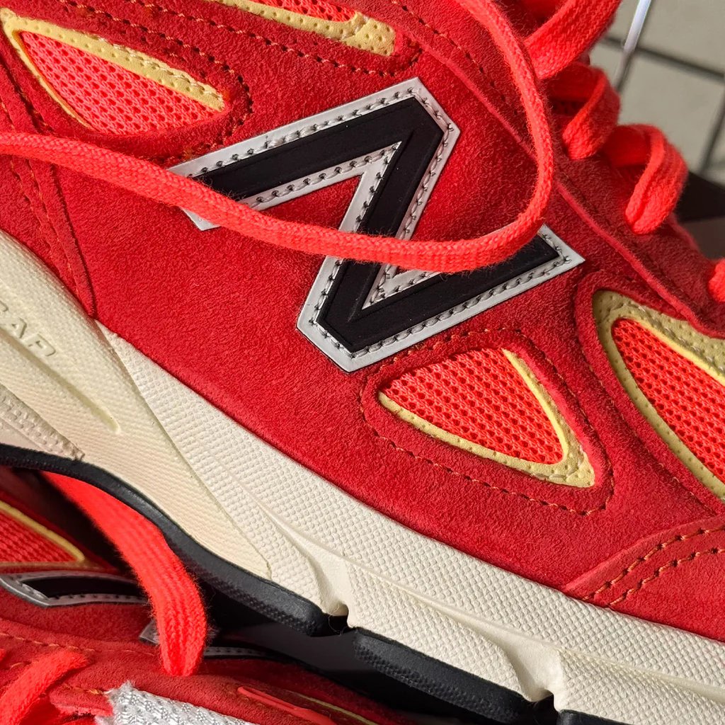 【2026年 6/25 発売】New Balance U990v4 76B “Urgent Red/Maize/Afterglow” Made in USA (ニューバランス メイドインUSA) [U99076B]