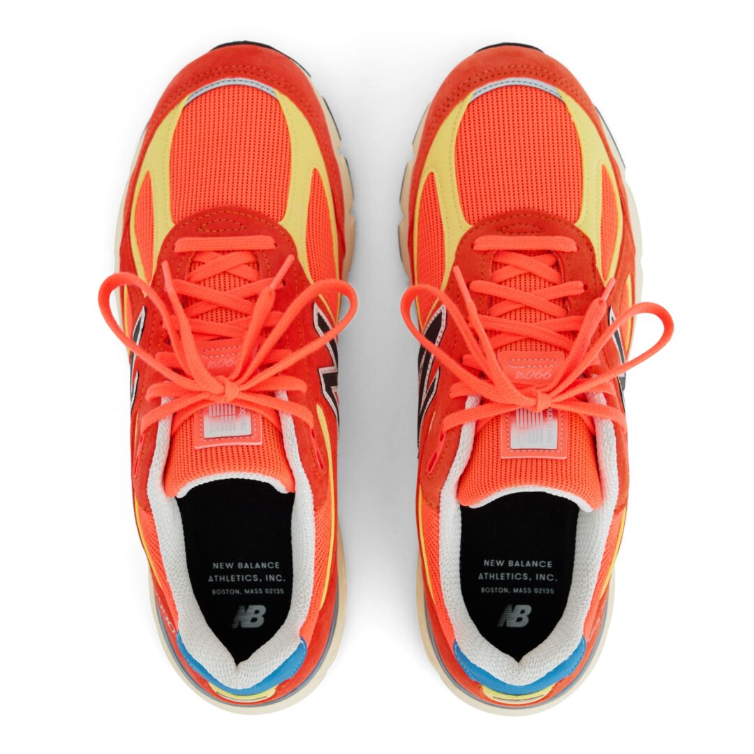 【2026年 6/25 発売】New Balance U990v4 76B “Urgent Red/Maize/Afterglow” Made in USA (ニューバランス メイドインUSA) [U99076B]