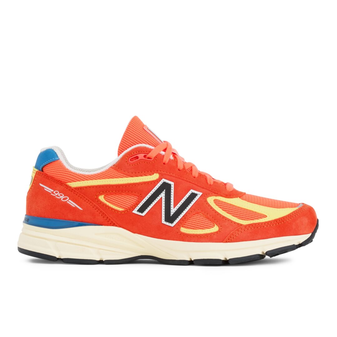 【2026年 6/25 発売】New Balance U990v4 76B “Urgent Red/Maize/Afterglow” Made in USA (ニューバランス メイドインUSA) [U99076B]