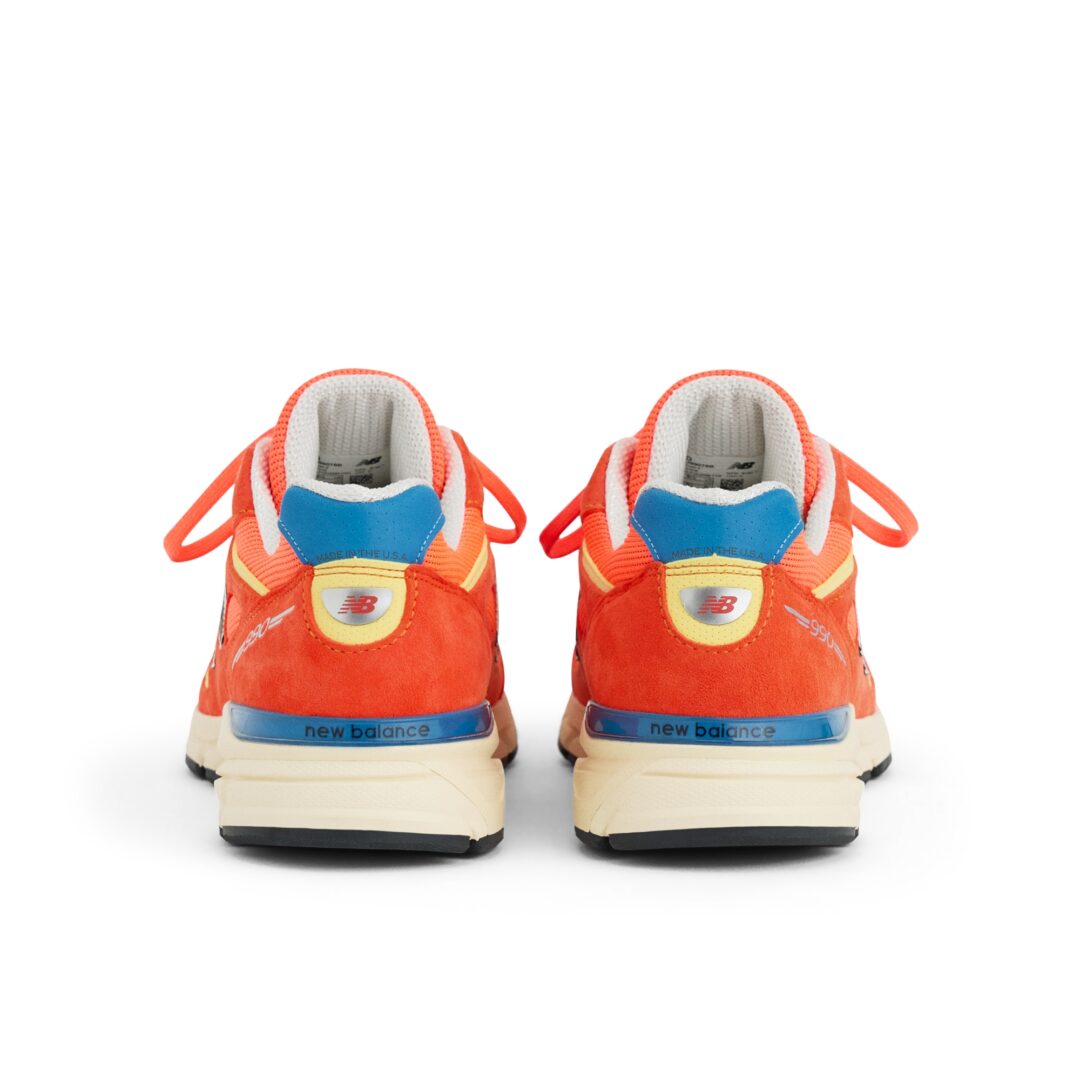 【2026年 6/25 発売】New Balance U990v4 76B “Urgent Red/Maize/Afterglow” Made in USA (ニューバランス メイドインUSA) [U99076B]