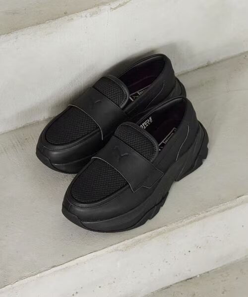 【2026年 4月中旬 発売】green label relaxing × PUMA LOAFYR “Black” (グリーンレーベル リラクシング プーマ ローファー)