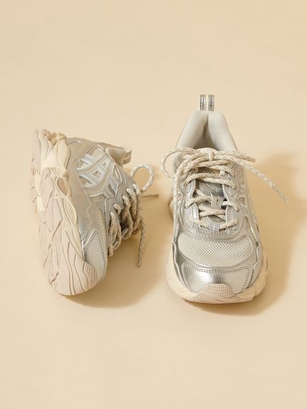 【2026年 2/9 発売】snidel × ASICS GEL-NYC RGD “Cream/Pure Silver” (スナイデル アシックス ゲル エヌワイシー) [1203A999.100]