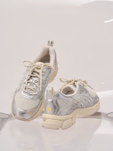 【2026年 2/9 発売】snidel × ASICS GEL-NYC RGD “Cream/Pure Silver” (スナイデル アシックス ゲル エヌワイシー) [1203A999.100]