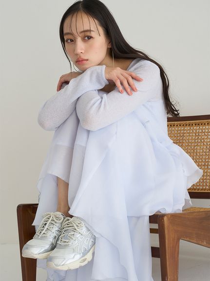 【2026年 2/9 発売】snidel × ASICS GEL-NYC RGD “Cream/Pure Silver” (スナイデル アシックス ゲル エヌワイシー) [1203A999.100]