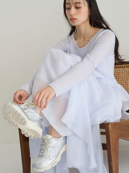 【2026年 2/9 発売】snidel × ASICS GEL-NYC RGD “Cream/Pure Silver” (スナイデル アシックス ゲル エヌワイシー) [1203A999.100]