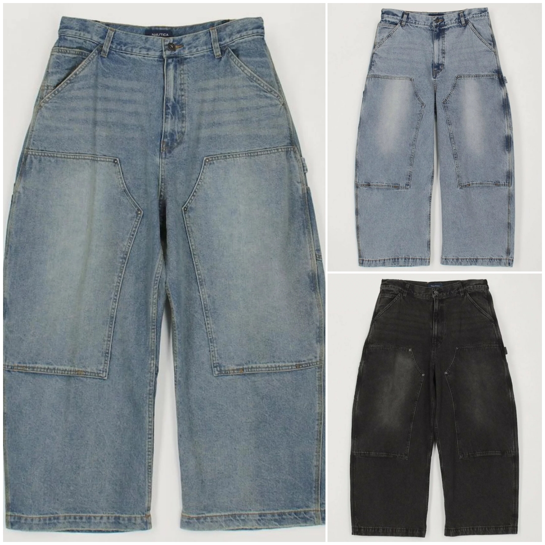 NAUTICA 2026 SS "スーパーワイド カーブシルエット ダブルニー ペインターパンツ"が発売 (ノーティカ 2026年 春夏)