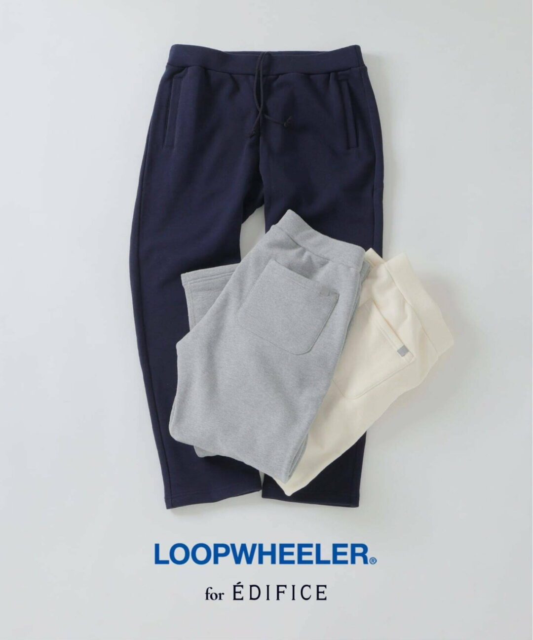 LOOPWHEELER x LOWERCASE for EDIFICE 2026 SSが3月上旬 発売 (ループウィラー ロウワ―ケース エディフィス)