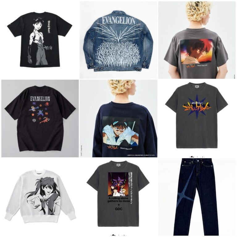 エヴァンゲリオン × EDWIN、GDC、XLARGEなど全14ブランドとのコラボ