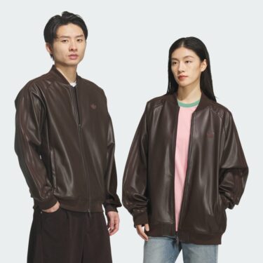 【2026年 2/3 発売】adidas Originals 2026 SS ”SST PLEATHER JACKET” (アディダス オリジナルス "プレザー ジャケット") [KW1845]