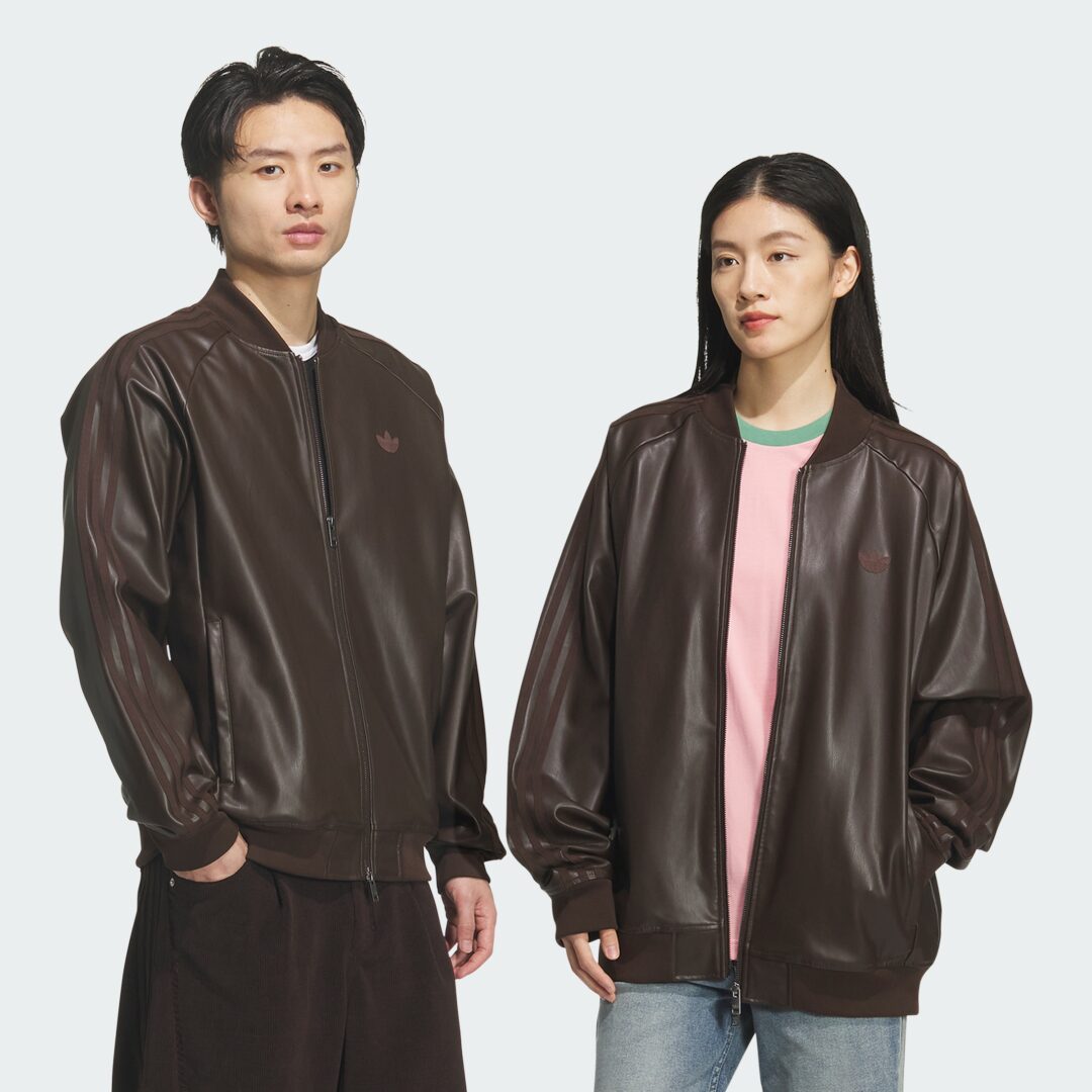 【2026年 2/3 発売】adidas Originals 2026 SS ”SST PLEATHER JACKET” (アディダス オリジナルス "プレザー ジャケット") [KW1845]