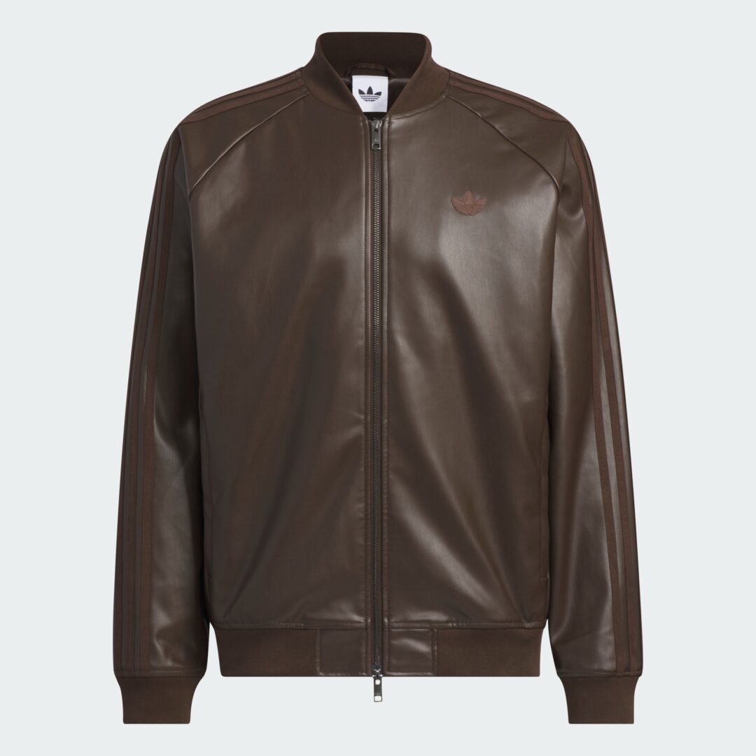 【2026年 2/3 発売】adidas Originals 2026 SS ”SST PLEATHER JACKET” (アディダス オリジナルス “プレザー ジャケット”) [KW1845]