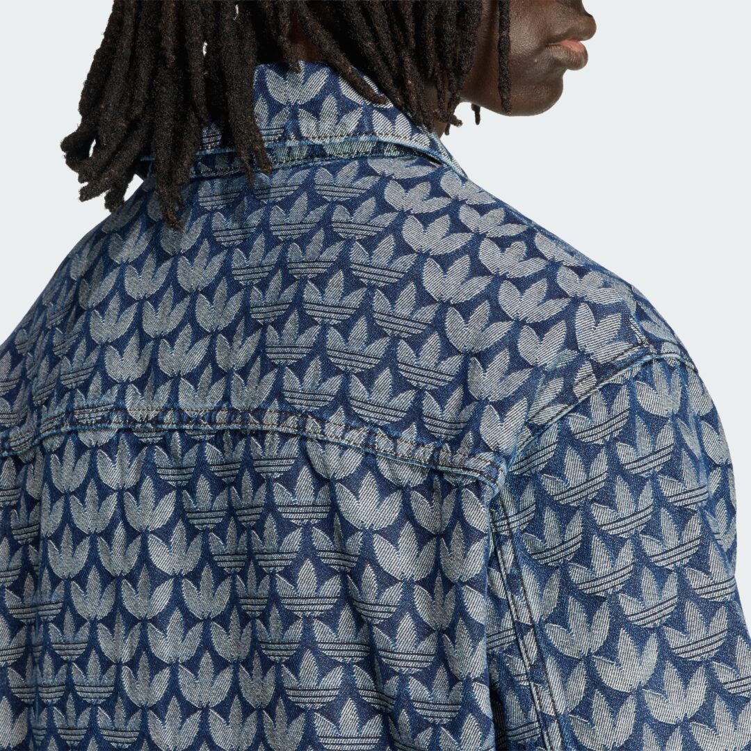 【2026年 2/6 発売】adidas Originals 2026 SS ”Denim Monogram Shirt/Pants” (アディダス オリジナルス “デニム モノグラム シャツ/パンツ”) [KD0397/KD0399]